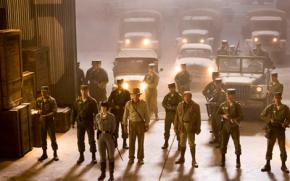 Professor Jones, surrounded by the latest collection of bad guys