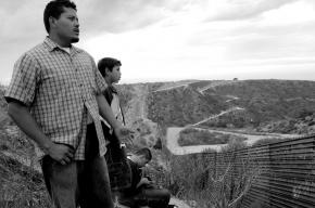 Looking out over the border wall between Tijuana, México, and the U.S.
